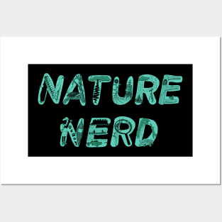 Nature Nerd - Teal Posters and Art